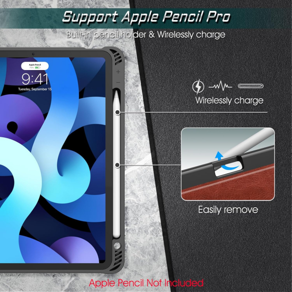 Fintie iPad Air Manyetik Standl Klf (11 in)(2024)-Brown