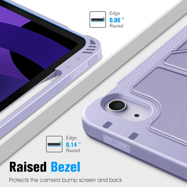 Fintie iPad Air Manyetik Standl Klf (11 in)(2024)-Lilac Purple 
