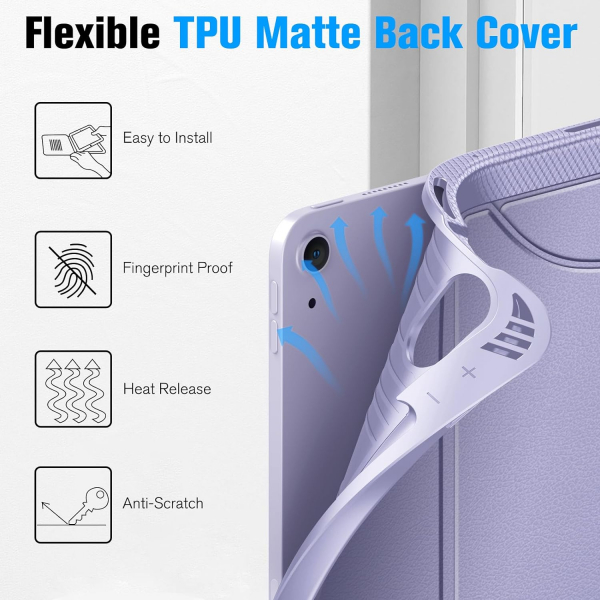 Fintie iPad Air Manyetik Standl Klf (11 in)(2024)-Lilac Purple 