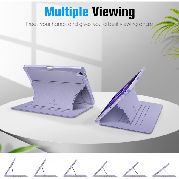 Fintie iPad Air Manyetik Standl Klf (11 in)(2024)-Lilac Purple 