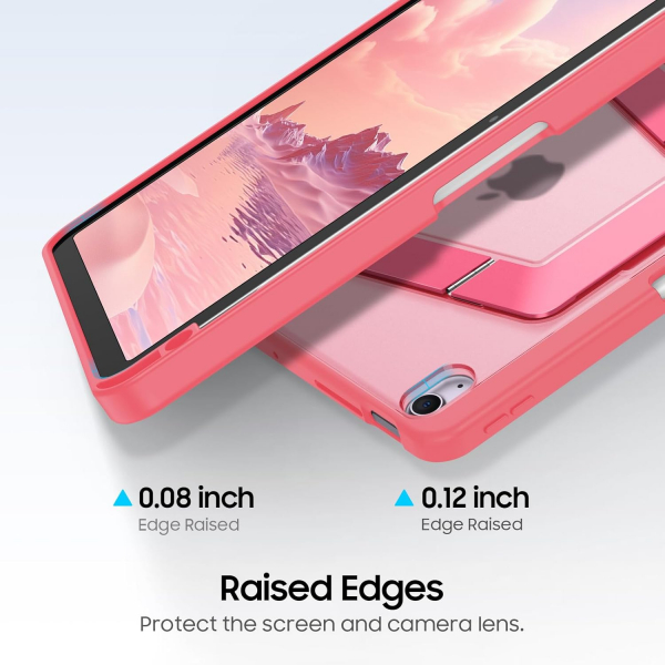 Fintie iPad Air 11 M2/M3 Kickstandl Klf-Pink