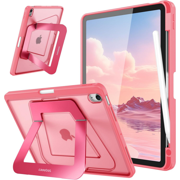 Fintie iPad Air 11 M2/M3 Kickstandl Klf-Pink