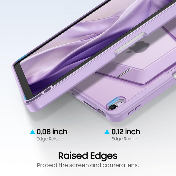Fintie iPad Air 11 M2/M3 Kickstandl Klf-Purple