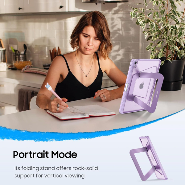 Fintie iPad Air 11 M2/M3 Kickstandl Klf-Purple