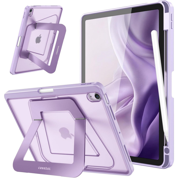 Fintie iPad Air 11 M2/M3 Kickstandl Klf-Purple