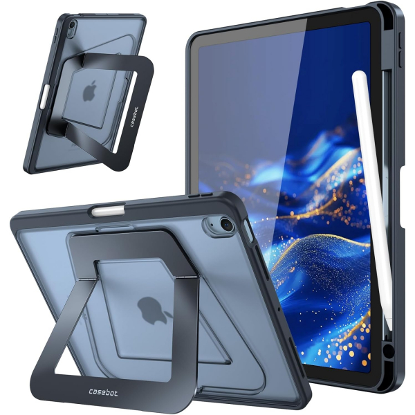 Fintie iPad Air 11 M2/M3 Kickstandl Klf-Black 