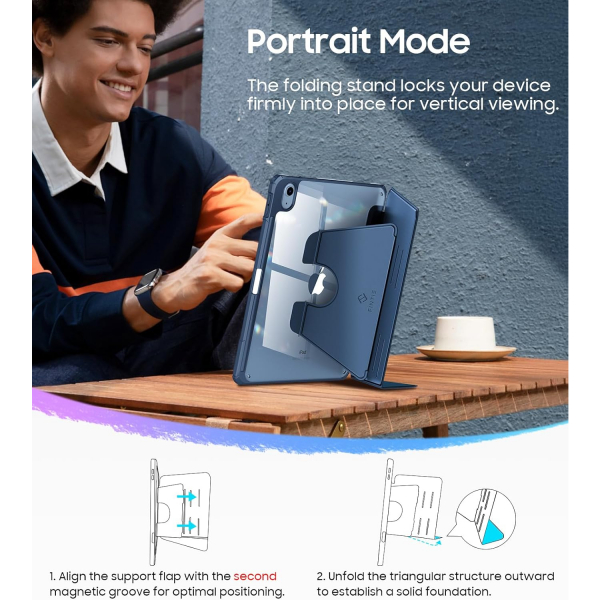 Fintie Apple iPad A16 Manyetik Klf-Blue