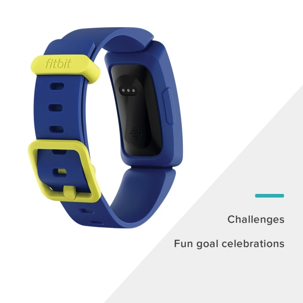 Fitbit Ace 2 ocuklar in Akll Bileklik- Night Sky Neon Yellow