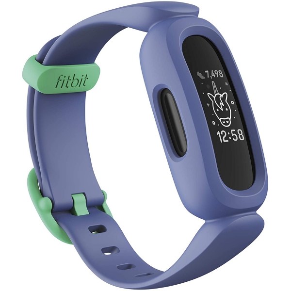 Fitbit Ace 3 ocuklar in Akll Bileklik-Blue Astro Green