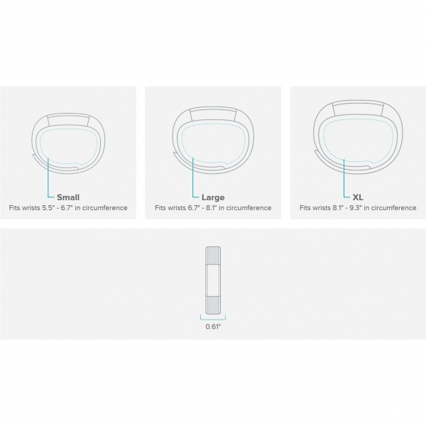 Fitbit Alta Kay (Large)-Black