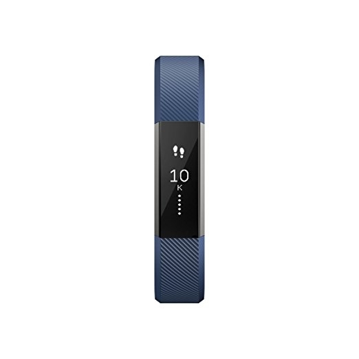 Fitbit Alta Fitness zleyici Akll Bileklik (Byk)-Silver - Blue