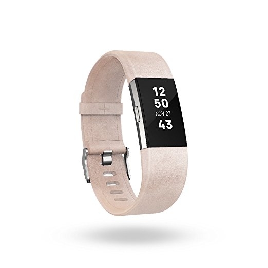 Fitbit Charge 2 Deri Kay (Small)-Blush Pink
