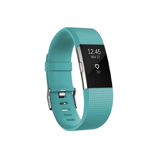 Fitbit Charge 2 Nabz lm Fitness Akll Bileklik (Byk)-Teal