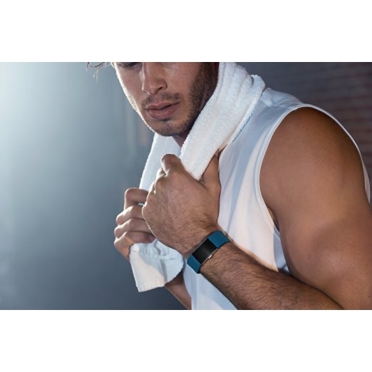 Fitbit Charge 2 Nabz lm Fitness Akll Bileklik (Byk)-Blue