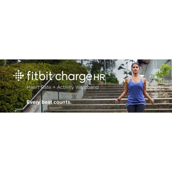 Fitbit Charge HR Kablosuz Aktivite Akll Bileklik (Kk)-Black