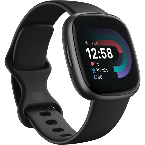 Fitbit Versa 4 Fitness Akll Saat-Black Graphite