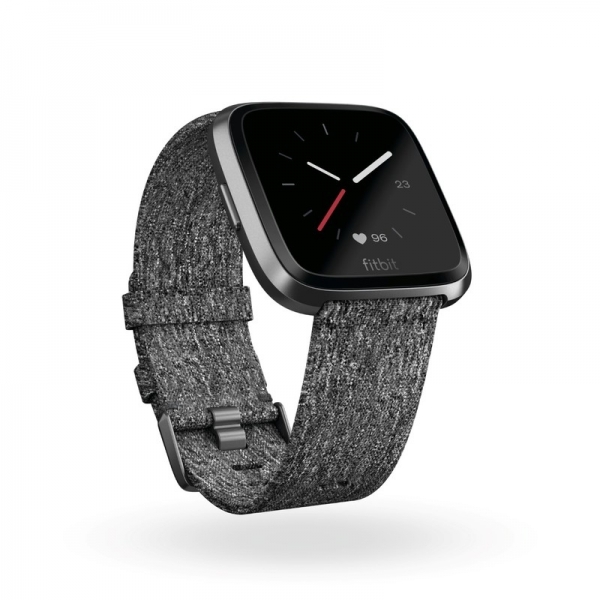 Fitbit Versa Special Edition Akll Saat-Charcoal Woven