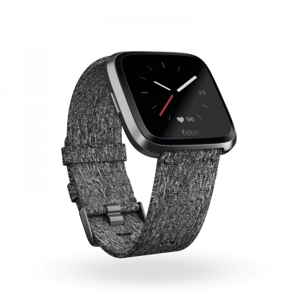 Fitbit Versa Special Edition Ak�ll� Saat-Charcoal Woven