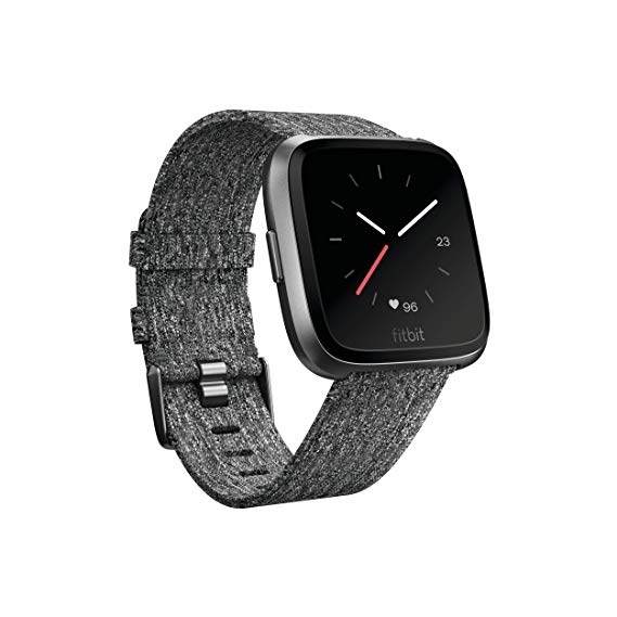 Fitbit Versa Special Edition Ak�ll� Saat-Charcoal Woven