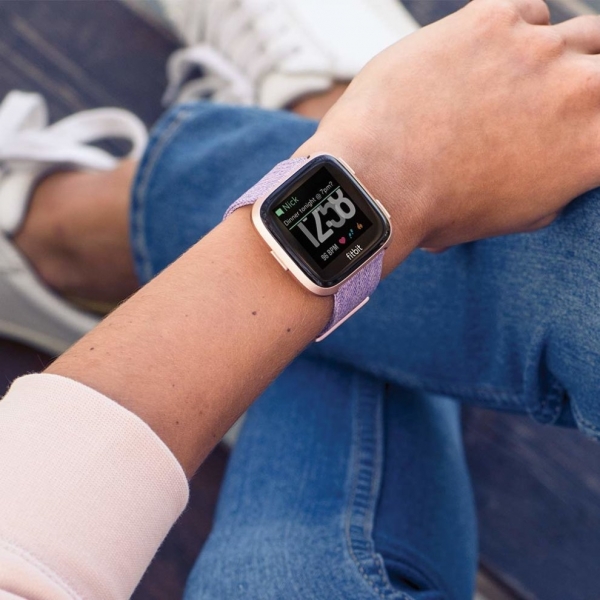 Fitbit Versa Special Edition Akll Saat-Lavender Woven