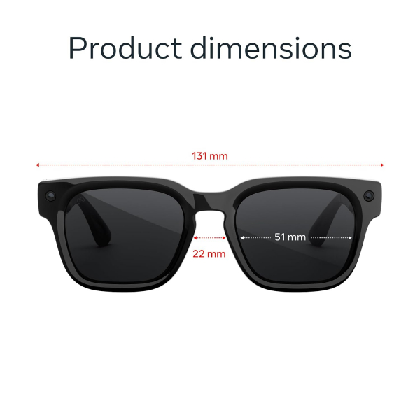 Meta Fury 2026 Ak�ll� G�zl�k-Classic Black/Polarized Grey