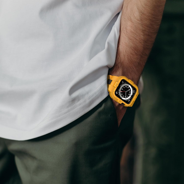 GELISHI Apple Watch 7 Koruyucu K�l�f (45mm)-Yellow
