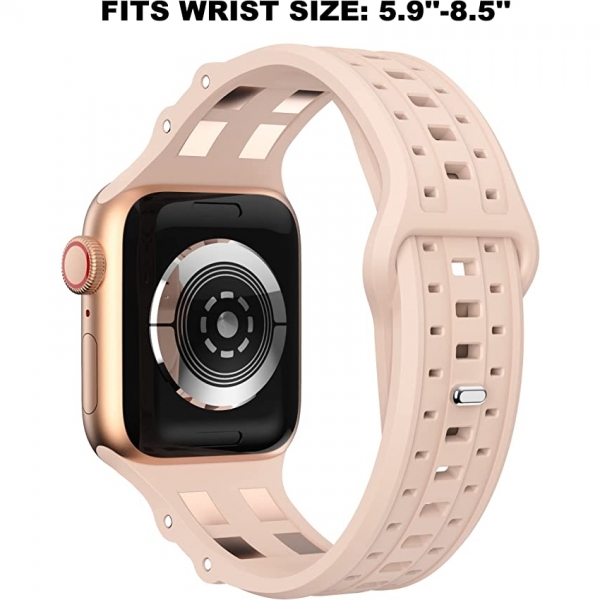 GELISHI Apple Watch Ultra Spor Kay (49/45/44/42mm)-Pink