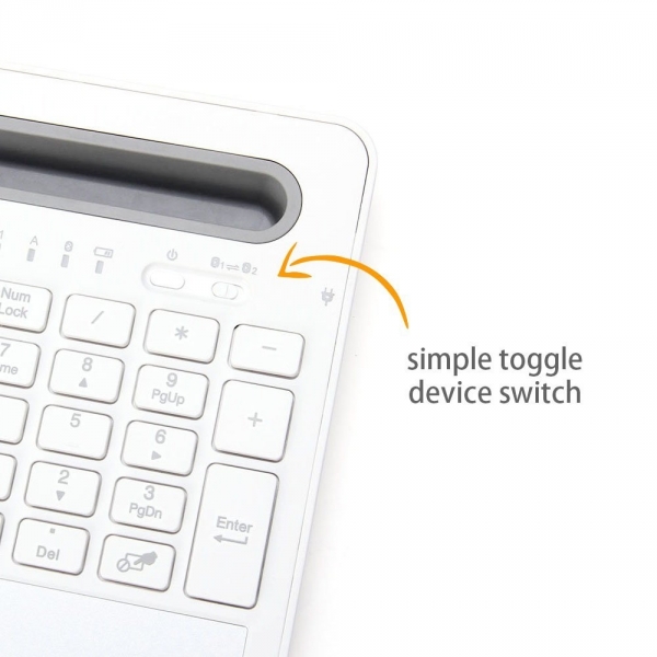 GMYLE Bluetooth Touchpad Klavye (White)