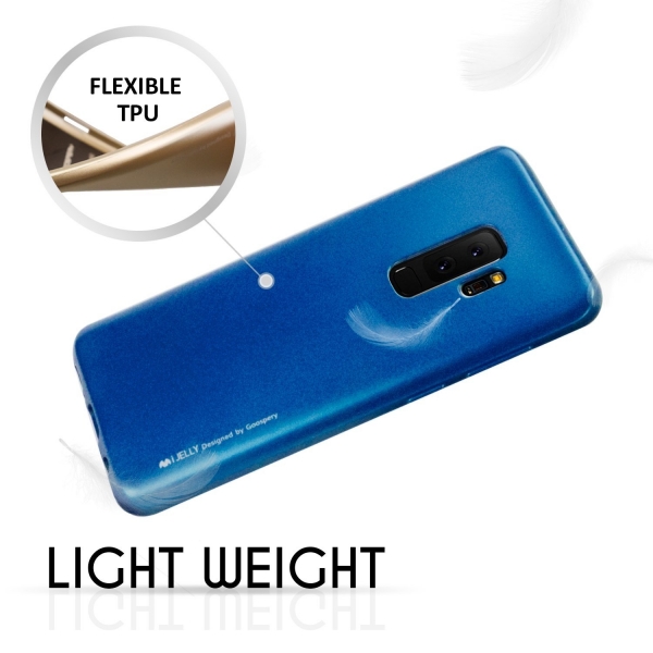 GOOSPERY Galaxy S9 Plus i-Jelly Klf-Blue