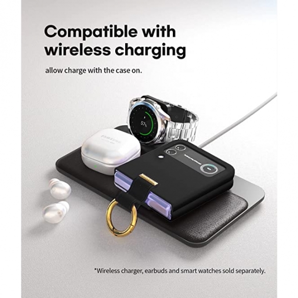 GOOSPERY Holder Serisi Galaxy Z Flip 4 Klf -Black