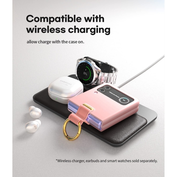 GOOSPERY Holder Serisi Galaxy Z Flip 4 Klf -Pink