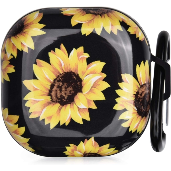 OLEBAND Galaxy Buds FE/Buds2 Pro Klf -Black Sunflower