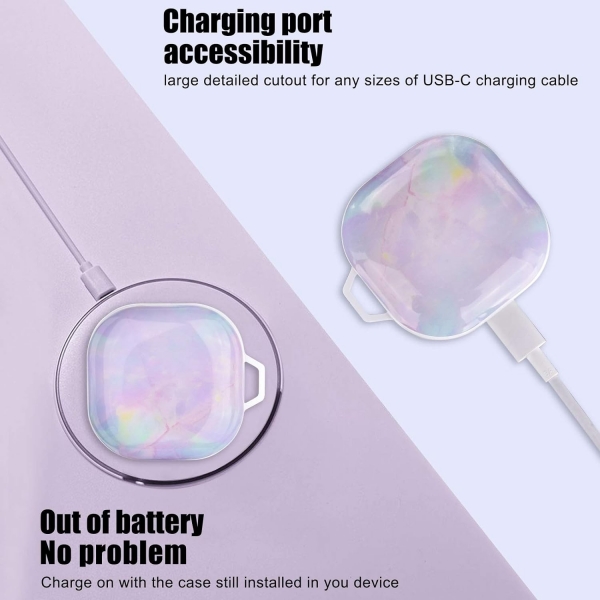 OLEBAND Galaxy Buds FE/Buds2 Pro Klf -Colorful Marble 