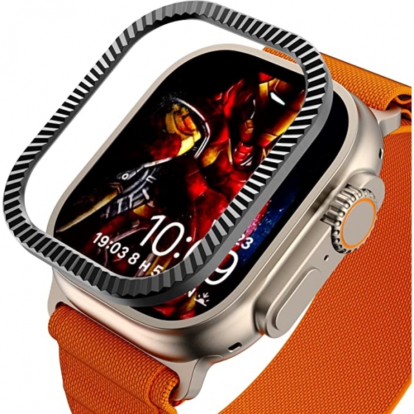 Gelishi Apple Watch Ultra 49mm Bumper Klf-Black 1