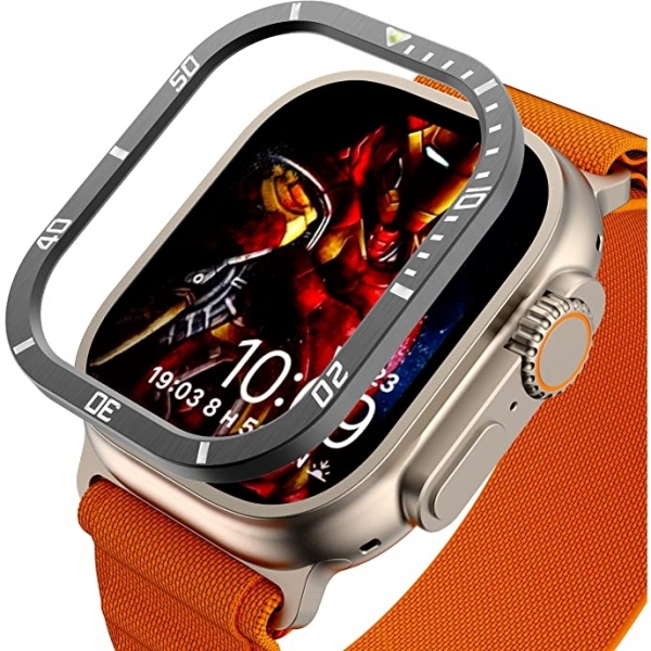 Gelishi Apple Watch Ultra 49mm Bumper Klf-Black 3