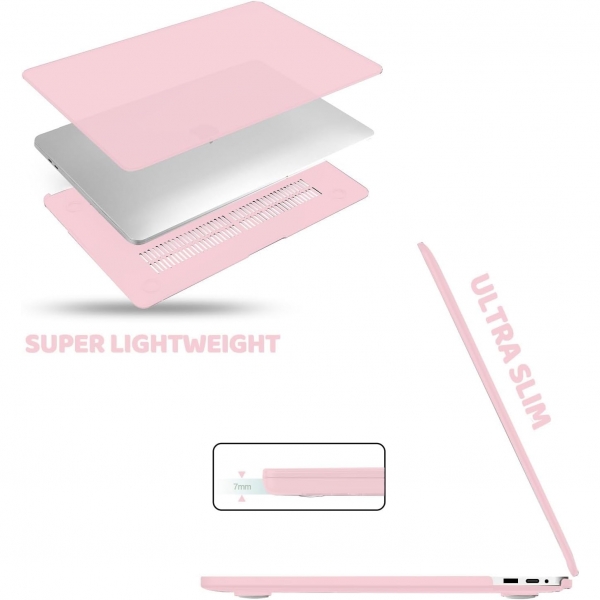 Generic MacBook Pro effaf Sert Klf (13 in)(M2)-Pink