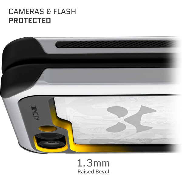 Ghostek Galaxy Z Flip 6 Darbeye Dayankl ATOMIC Klf-Silver 