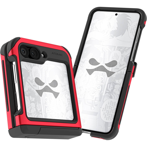 Ghostek Galaxy Z Flip 6 Darbeye Dayankl ATOMIC Klf-Red