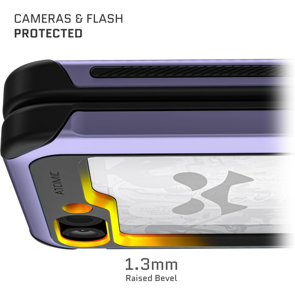 Ghostek Galaxy Z Flip 6 Darbeye Dayankl ATOMIC Klf-Purple