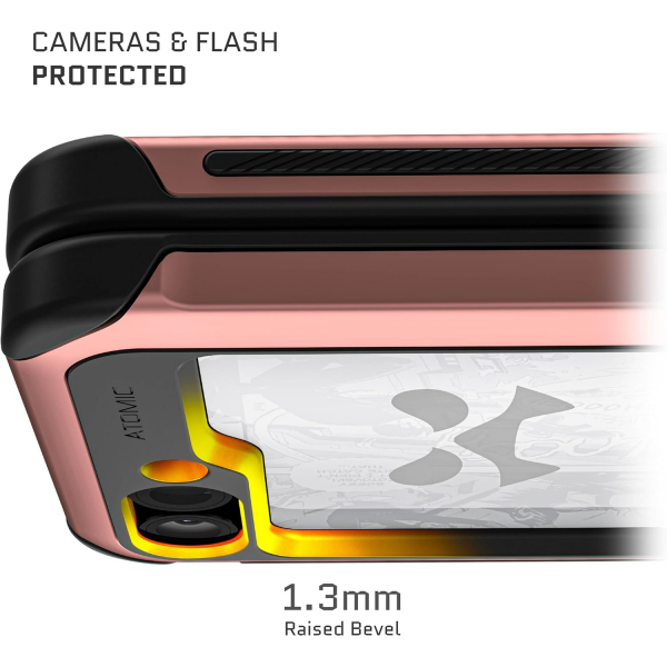 Ghostek Galaxy Z Flip 6 Darbeye Dayankl ATOMIC Klf-Pink