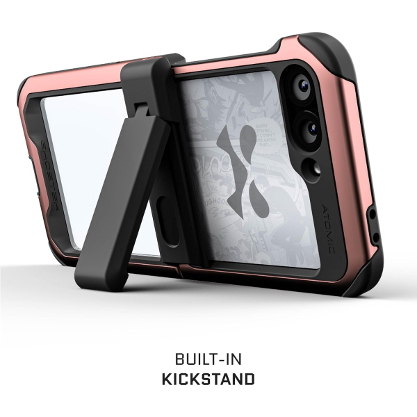 Ghostek Galaxy Z Flip 6 Darbeye Dayankl ATOMIC Klf-Pink