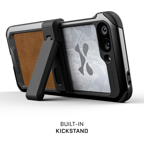Ghostek Galaxy Z Flip 6 Darbeye Dayankl ATOMIC Klf-Gunmetal 