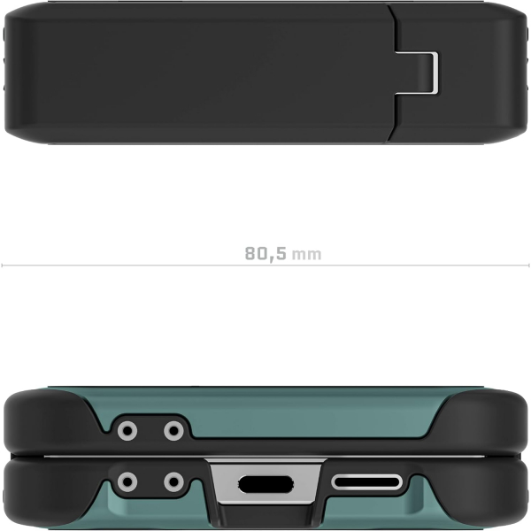 Ghostek Galaxy Z Flip 6 Darbeye Dayankl ATOMIC Klf-Green