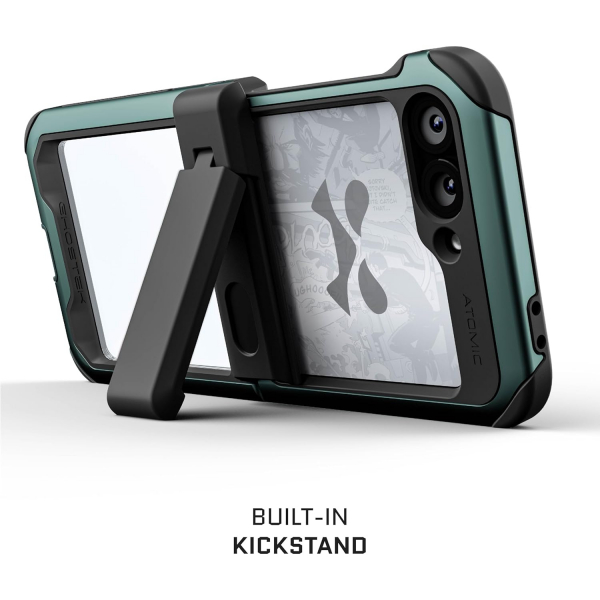 Ghostek Galaxy Z Flip 6 Darbeye Dayankl ATOMIC Klf-Green
