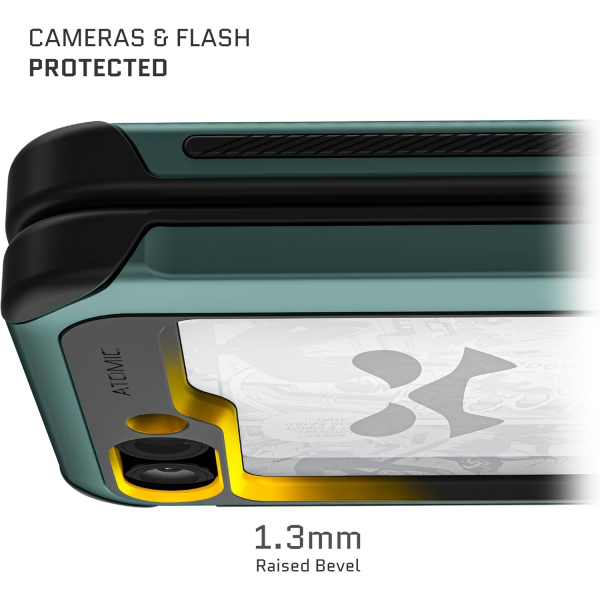 Ghostek Galaxy Z Flip 6 Darbeye Dayankl ATOMIC Klf-Green