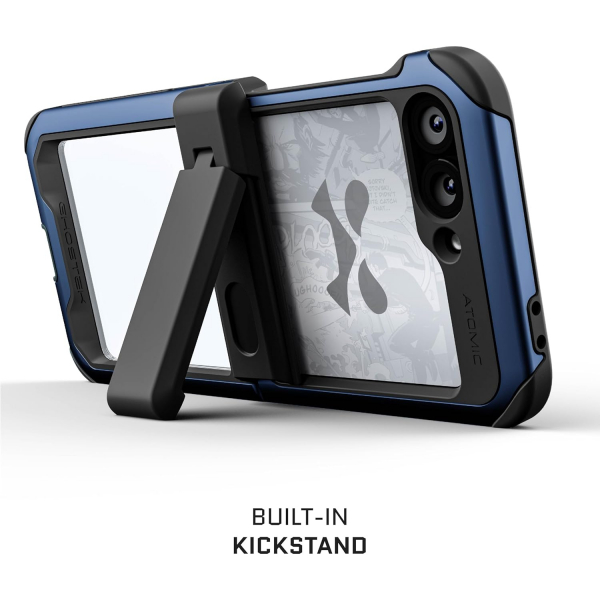 Ghostek Galaxy Z Flip 6 Darbeye Dayankl ATOMIC Klf-Blue