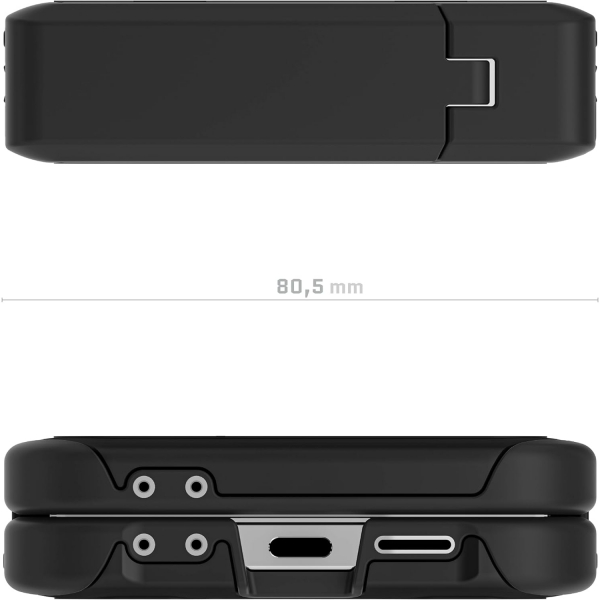 Ghostek Galaxy Z Flip 6 Darbeye Dayankl ATOMIC Klf-Black 