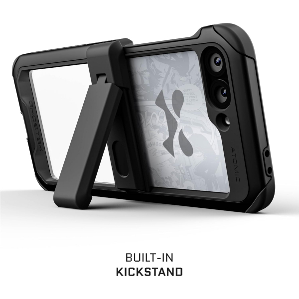Ghostek Galaxy Z Flip 6 Darbeye Dayankl ATOMIC Klf-Black 