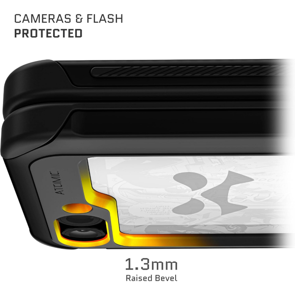 Ghostek Galaxy Z Flip 6 Darbeye Dayankl ATOMIC Klf-Black 