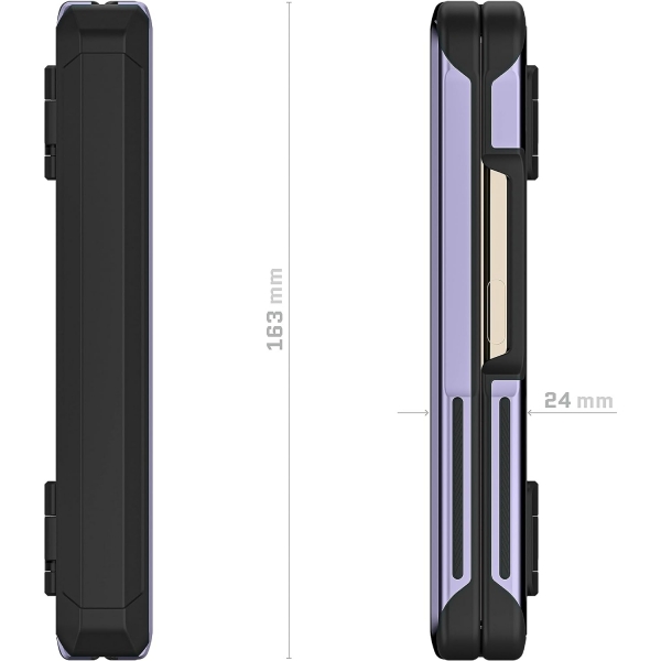 Ghostek ATOMIC Samsung Galaxy Z Fold 5 Darbeye Dayankl Klf-Purple [Limited Edition]